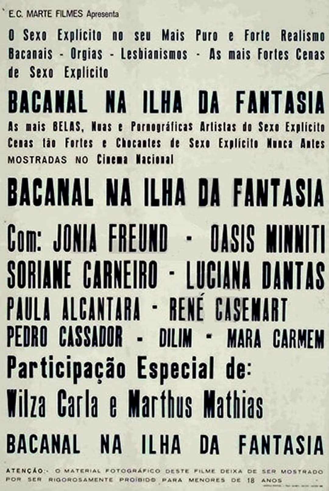 Bacanal na Ilha da Fantasia