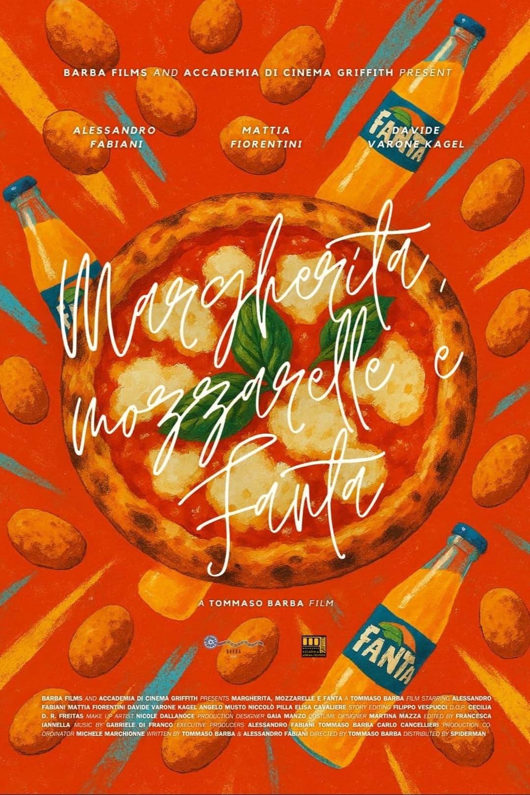 Margherita, mozzarelle e Fanta