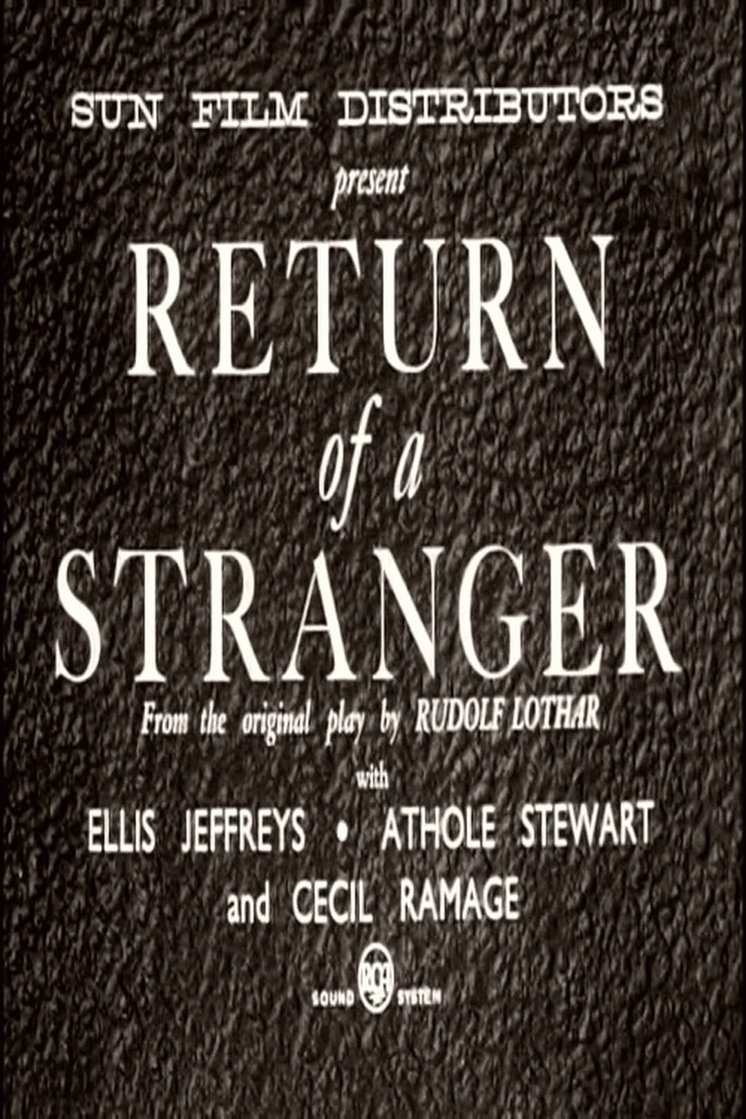 Return of a Stranger