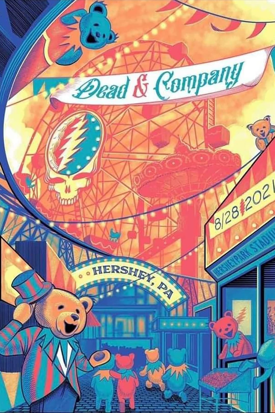 Dead & Company: 2021-08-28 Hersheypark Stadium, Hershey, PA