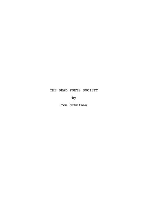 Dead Poets: A Look Back