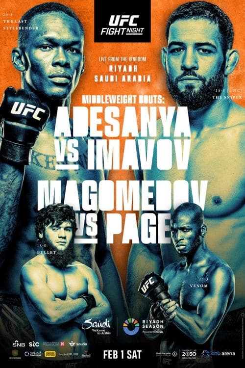 UFC Fight Night 250: Adesanya vs. Imavov