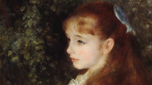 Passage des arts: Renoir et la petite fille au ruban bleu