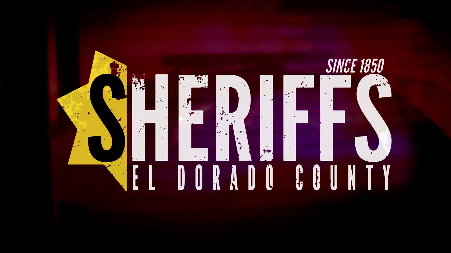 Sheriffs El Dorado County