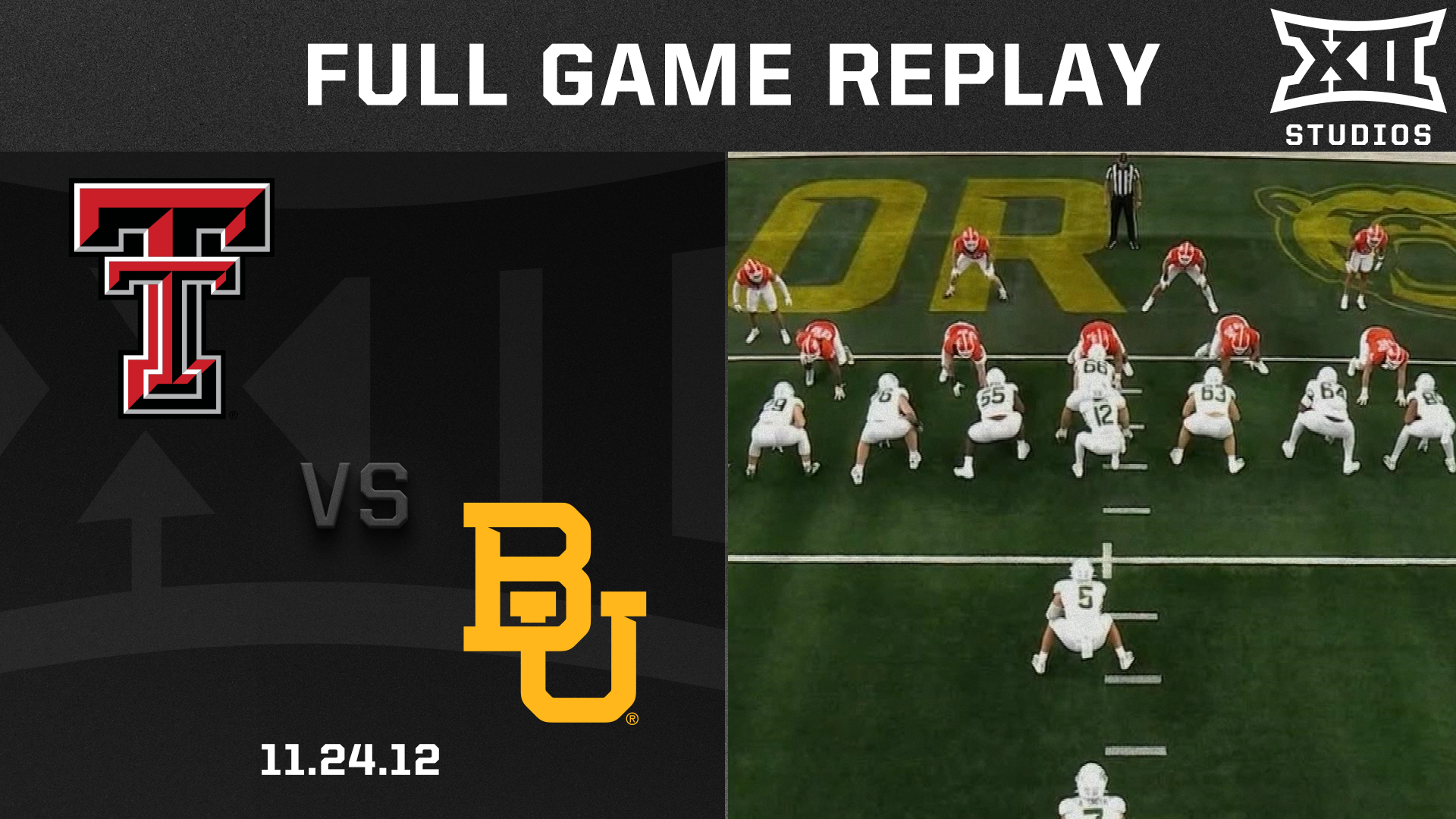 Baylor vs. Texas Tech Football 11.24.12