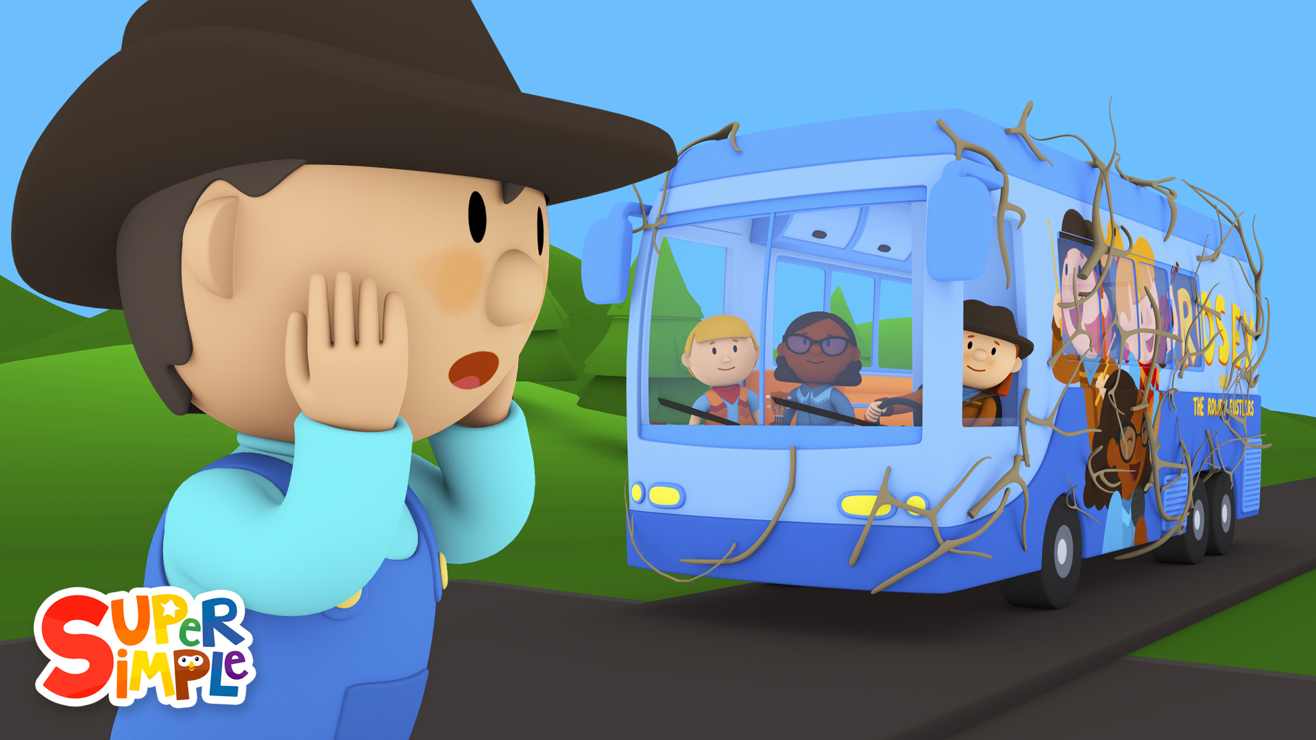 Rosey & The Rowdy Rustlers Tour Bus - Super Simple And More