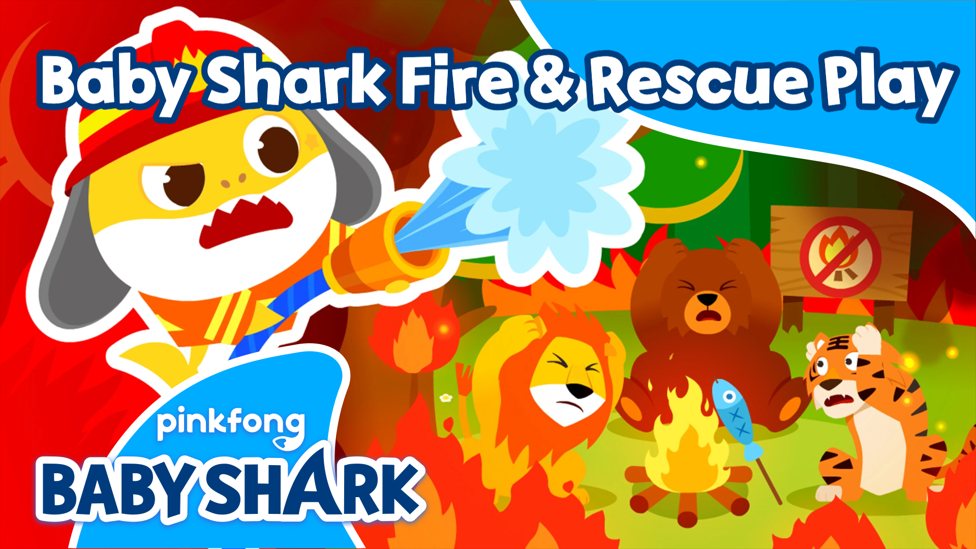 Baby Shark Fire And Rescue Play