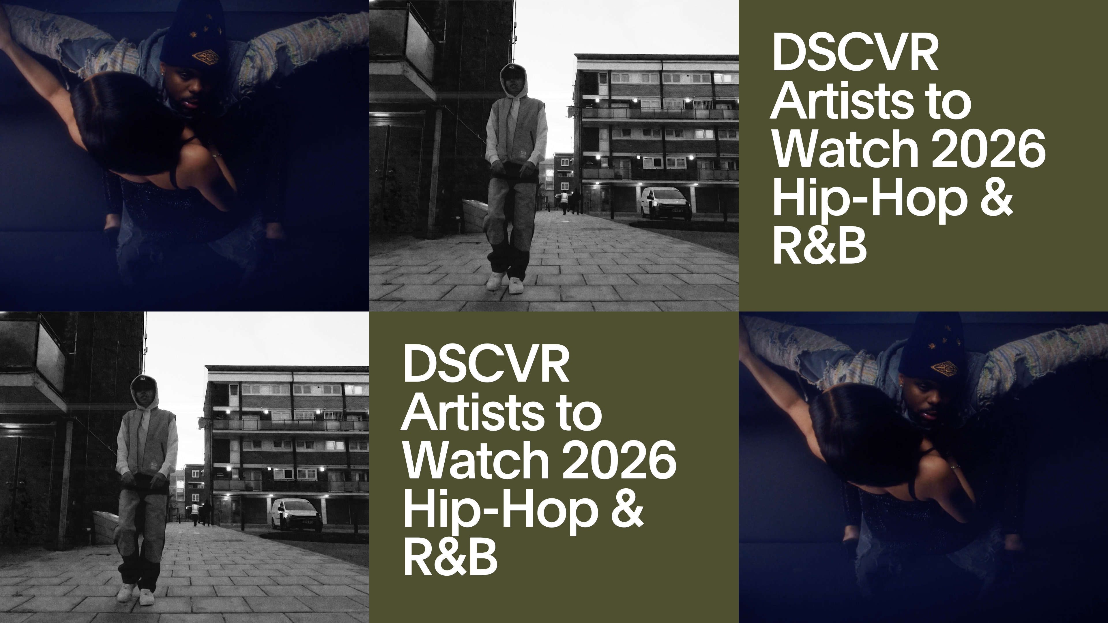 DSCVR Artists to Watch 2026 Hip-Hop & R&B