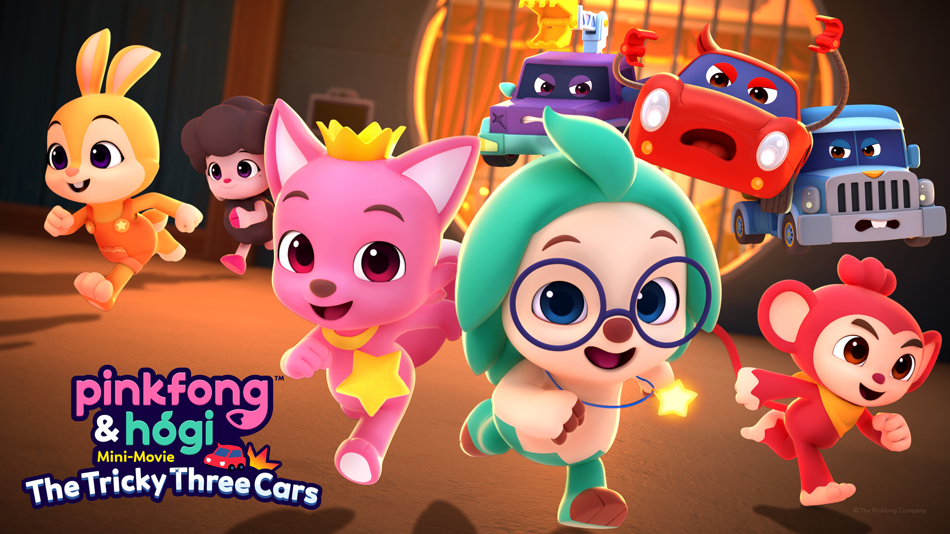 Pinkfong And Hogi Mini-Movie: The Tricky Three Cars