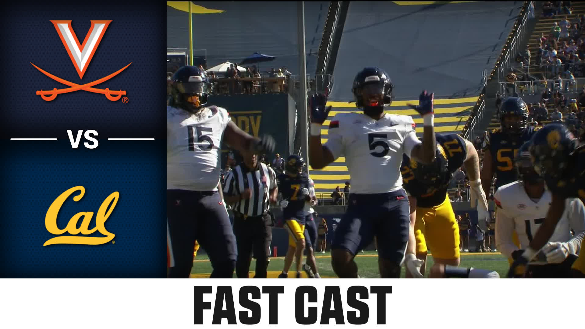 Virginia vs. Cal 2025 Week 10 Fast Cast