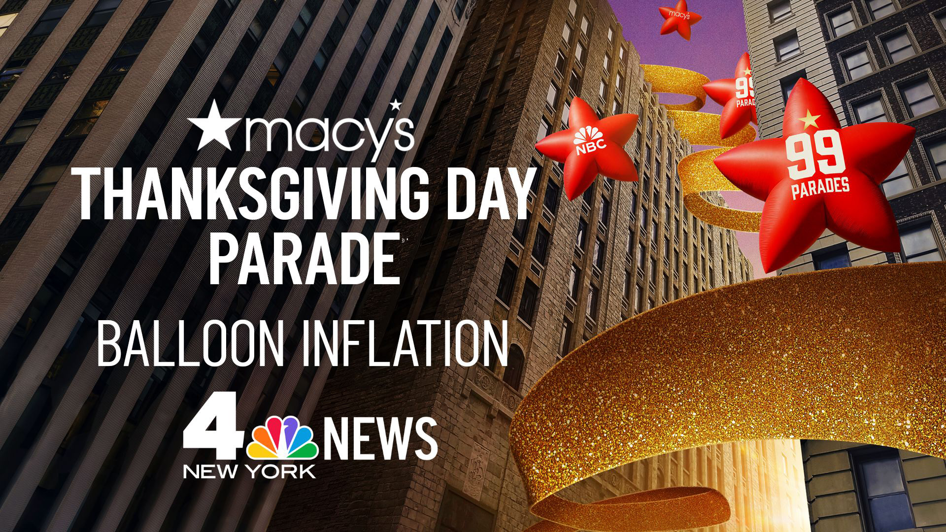 Macy's Thanksgiving Day Parade Balloon Inflation 2025