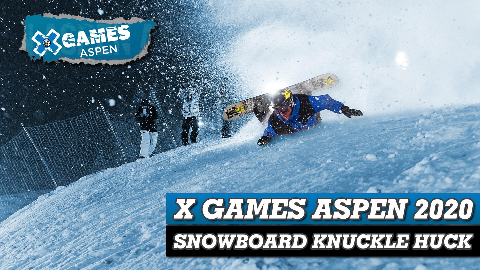 X Games Aspen 2020: Men's Snowboard Knuckle Huck