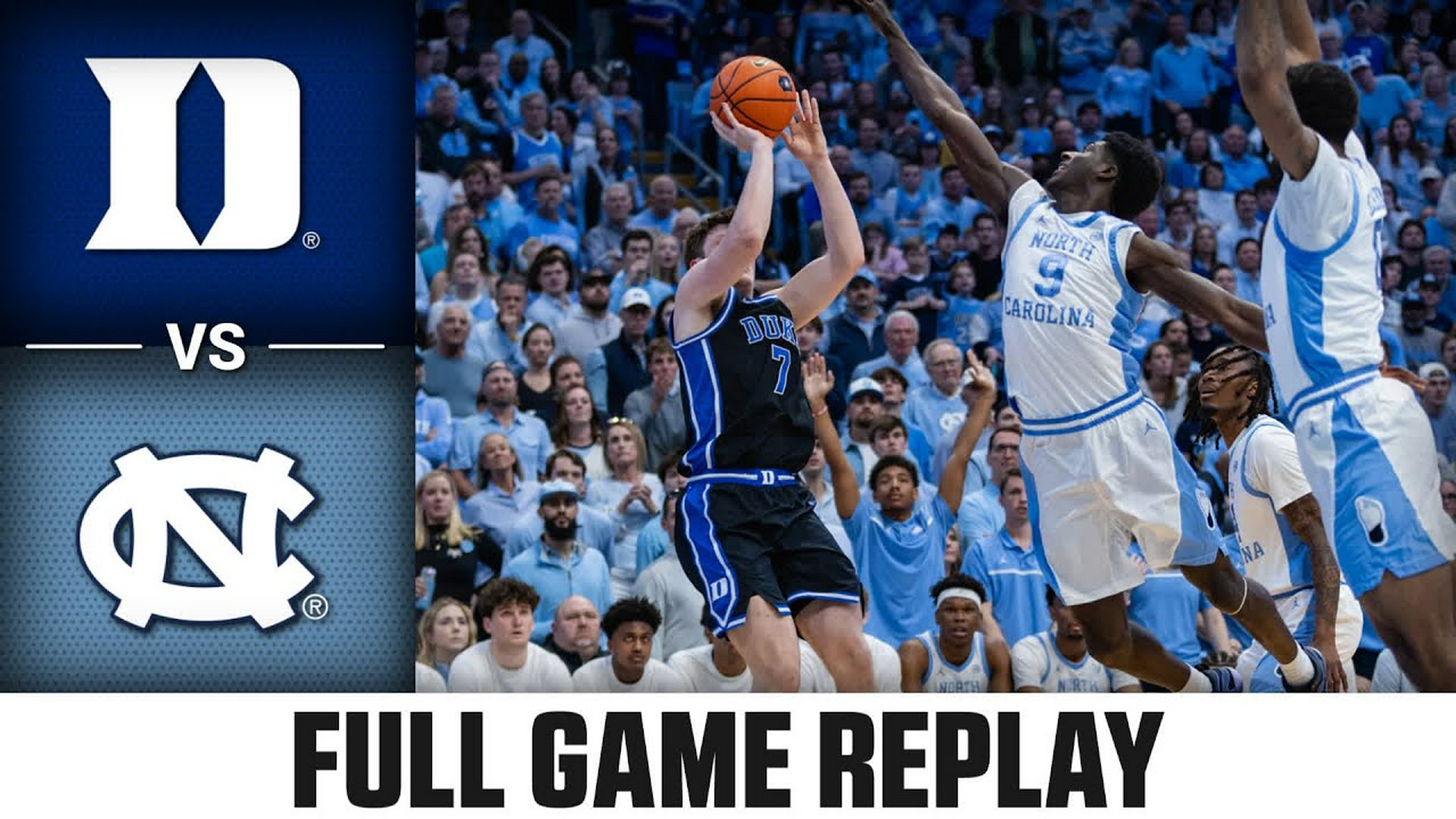 Duke vs. North Carolina (3.8.25) MBB Replay