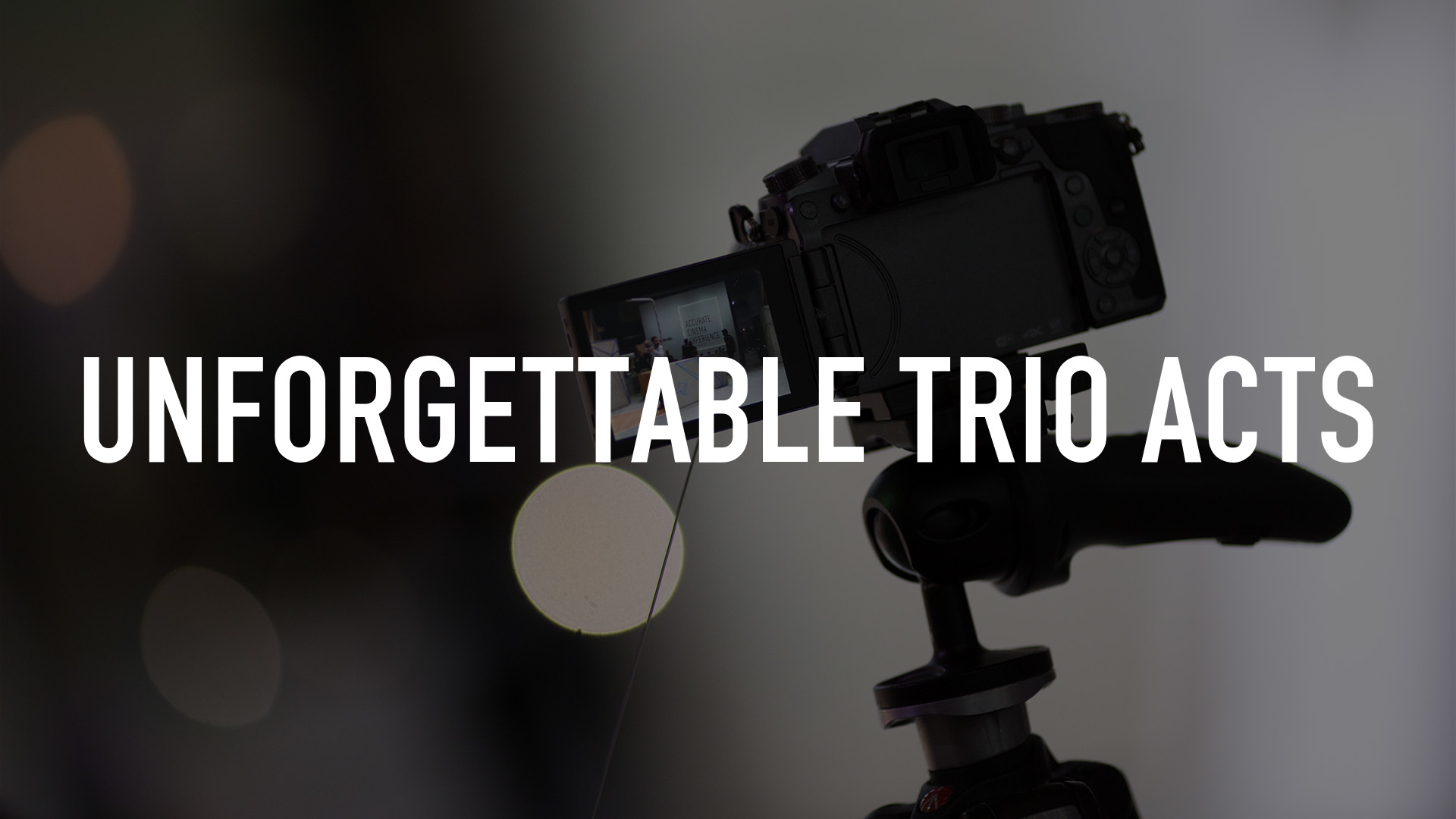 Unforgettable Trio Acts