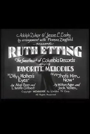 Ruth Etting in Favorite Melodies