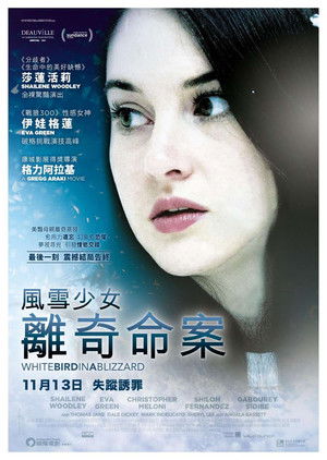 暴風雪中的白鳥