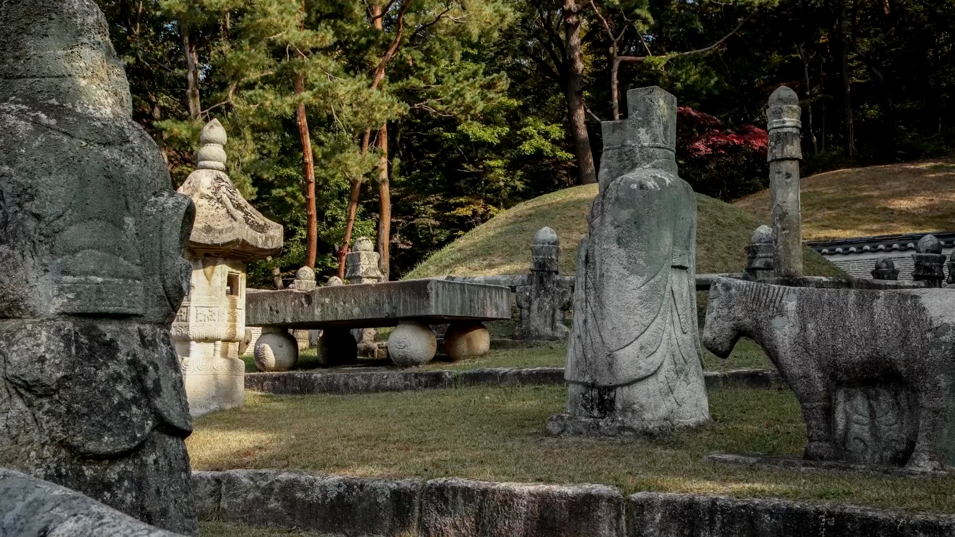 왕릉이 있는 풍경. 광릉