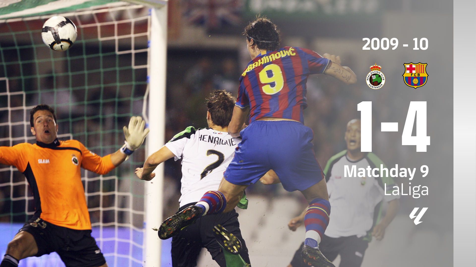 PARTIDO COMPLETO | Racing - Barça | La Liga 2009/2010