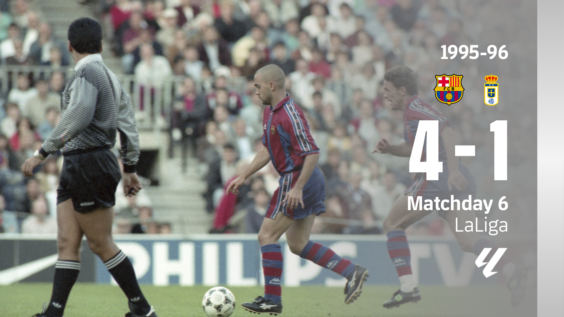 PARTIDO COMPLETO | Barça - Oviedo | La Liga 1995/1996