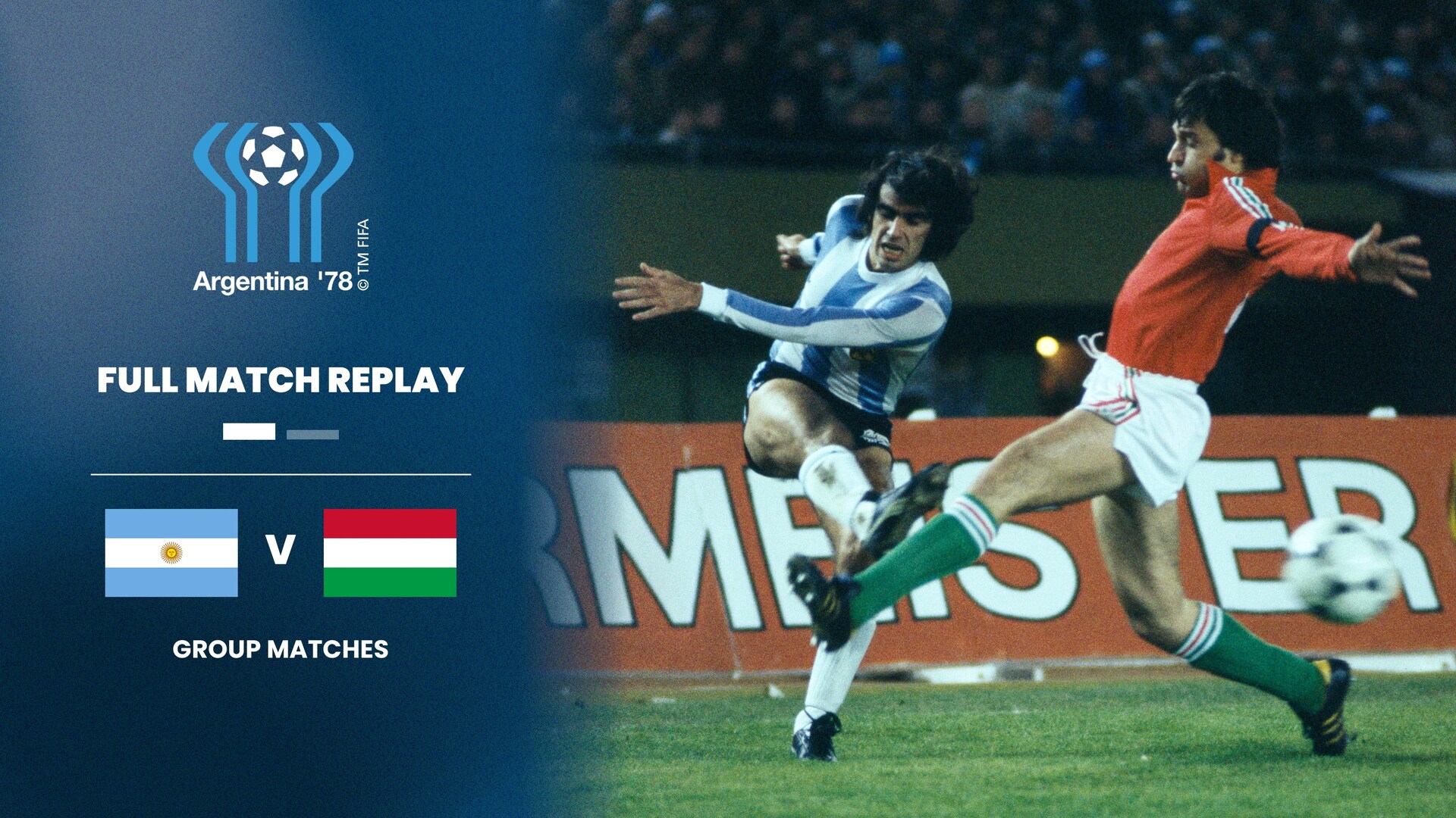 Argentina vs Hungría | Fase de grupos | Copa Mundial de la FIFA Argentina 1978™ | Partido completo