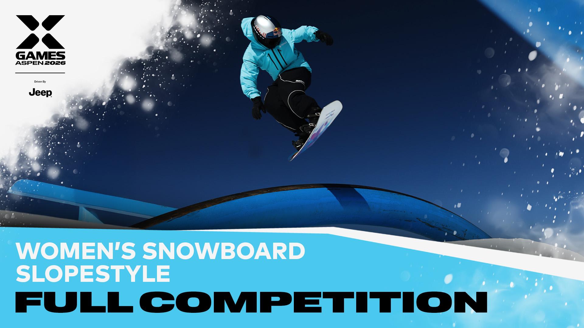 X Games Aspen 2026: Women's Snowboard Slopestyle
