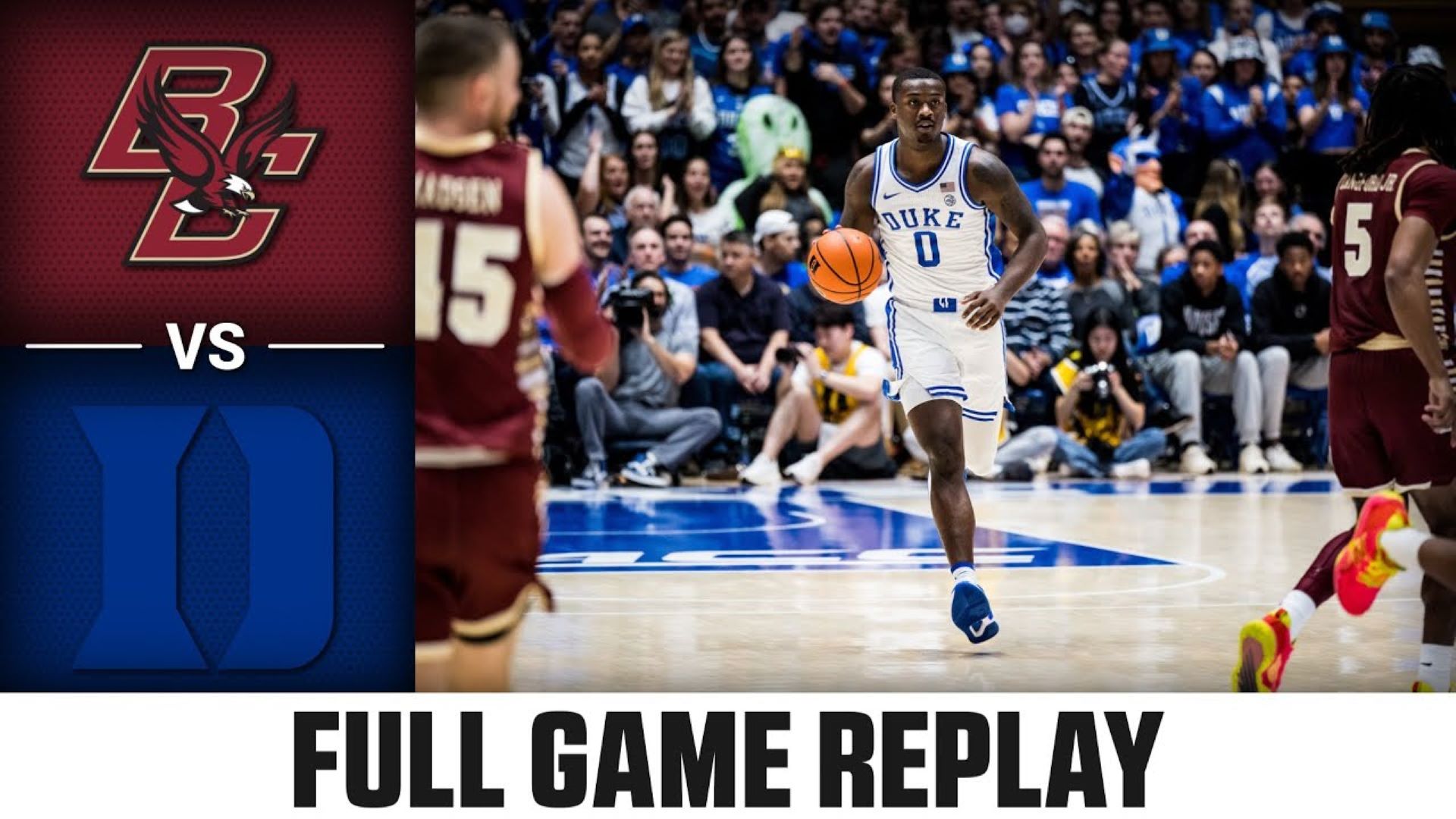 Duke vs. Boston College (1.7.23) MBB Replay
