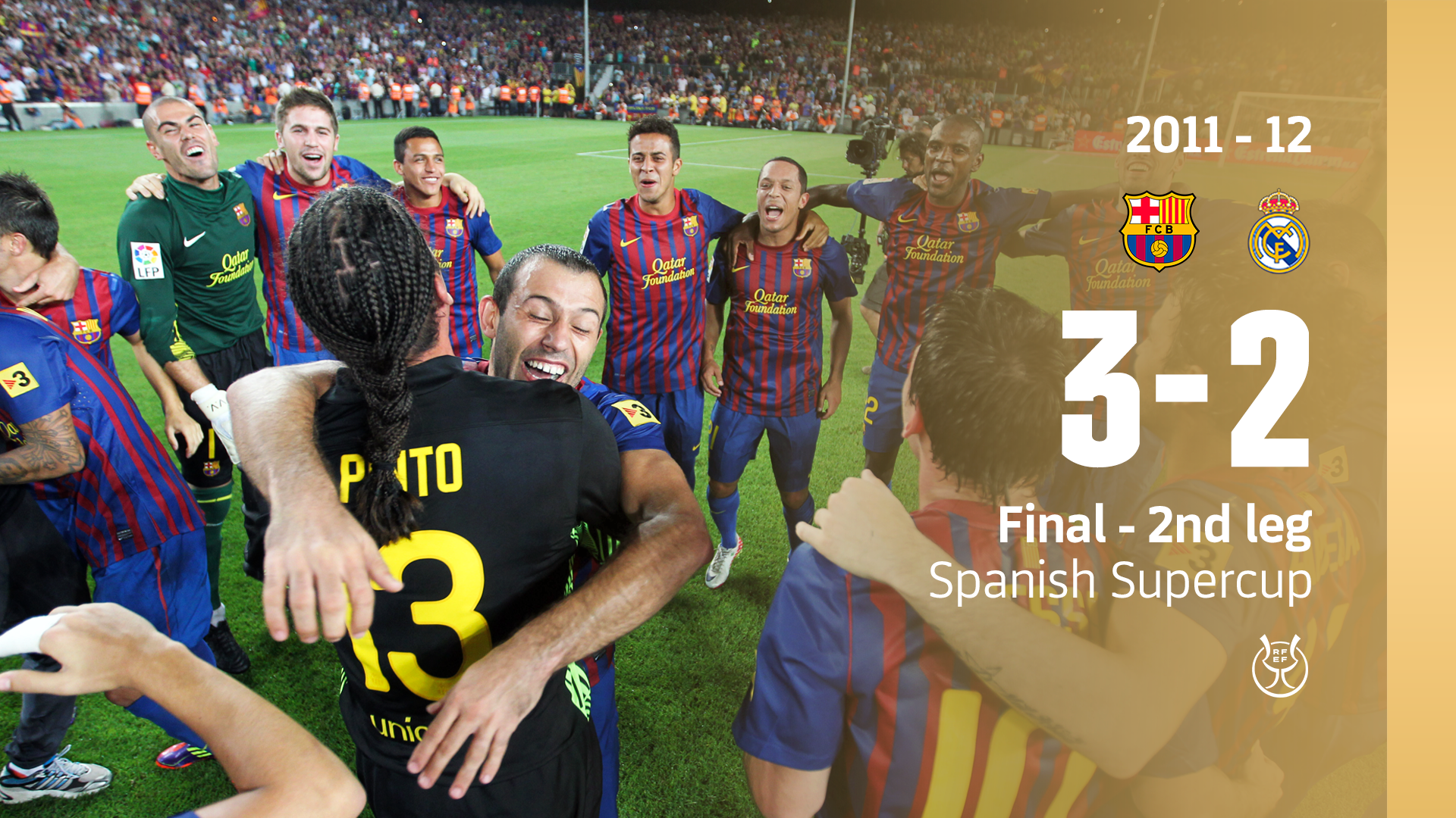 PARTIDO COMPLETO | Barça - Reial Madrid | Partido de vuelta Supercopa de España 2011/2012