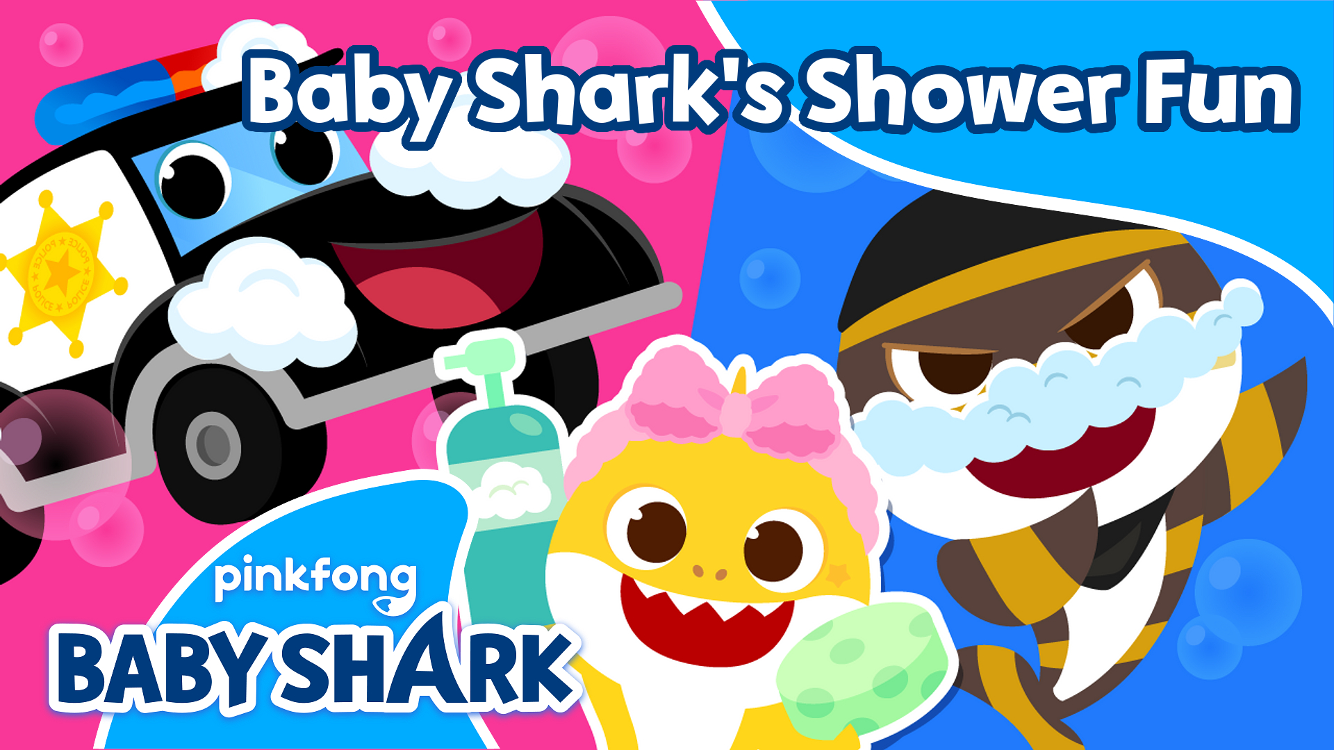 Baby Shark's Shower Fun