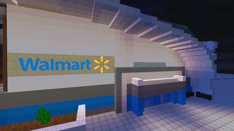 Little Carly Plays Minecraft