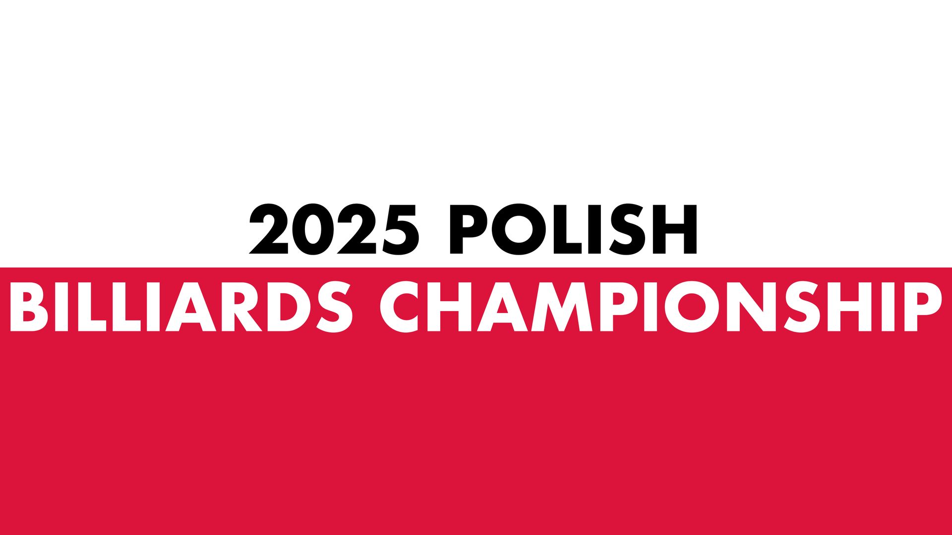 LIVE 2025 Polish Billiards Championships