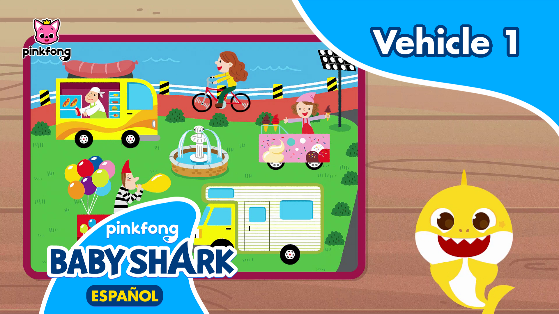 Al Escondite con Tiburón Bebé Vehicle 1