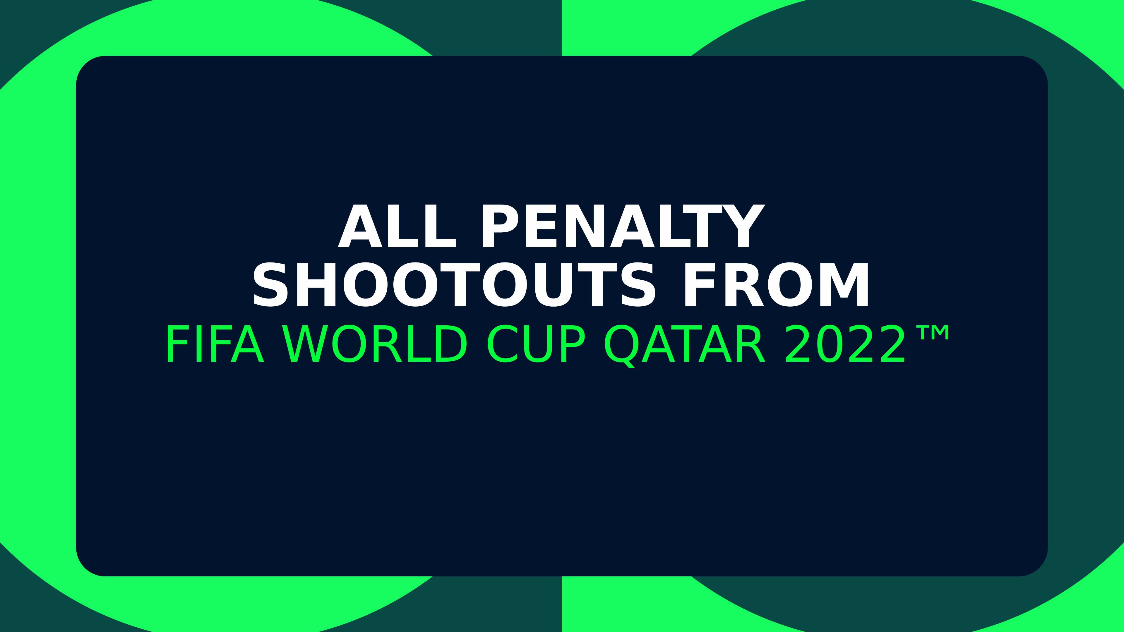 All Penalty shootouts from ⁠FIFA World Cup Qatar 2022™