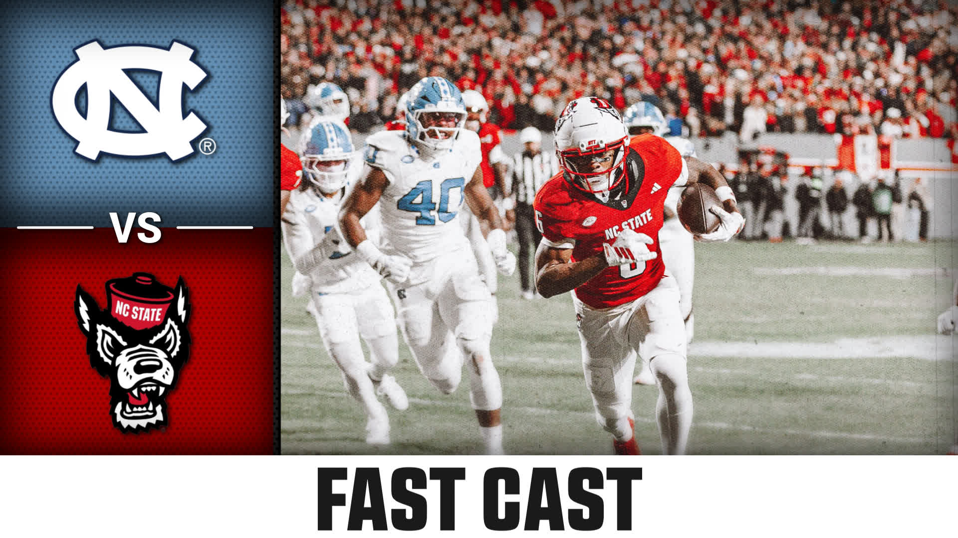 North Carolina vs. NC State 2025 Week 14 Fast Cast