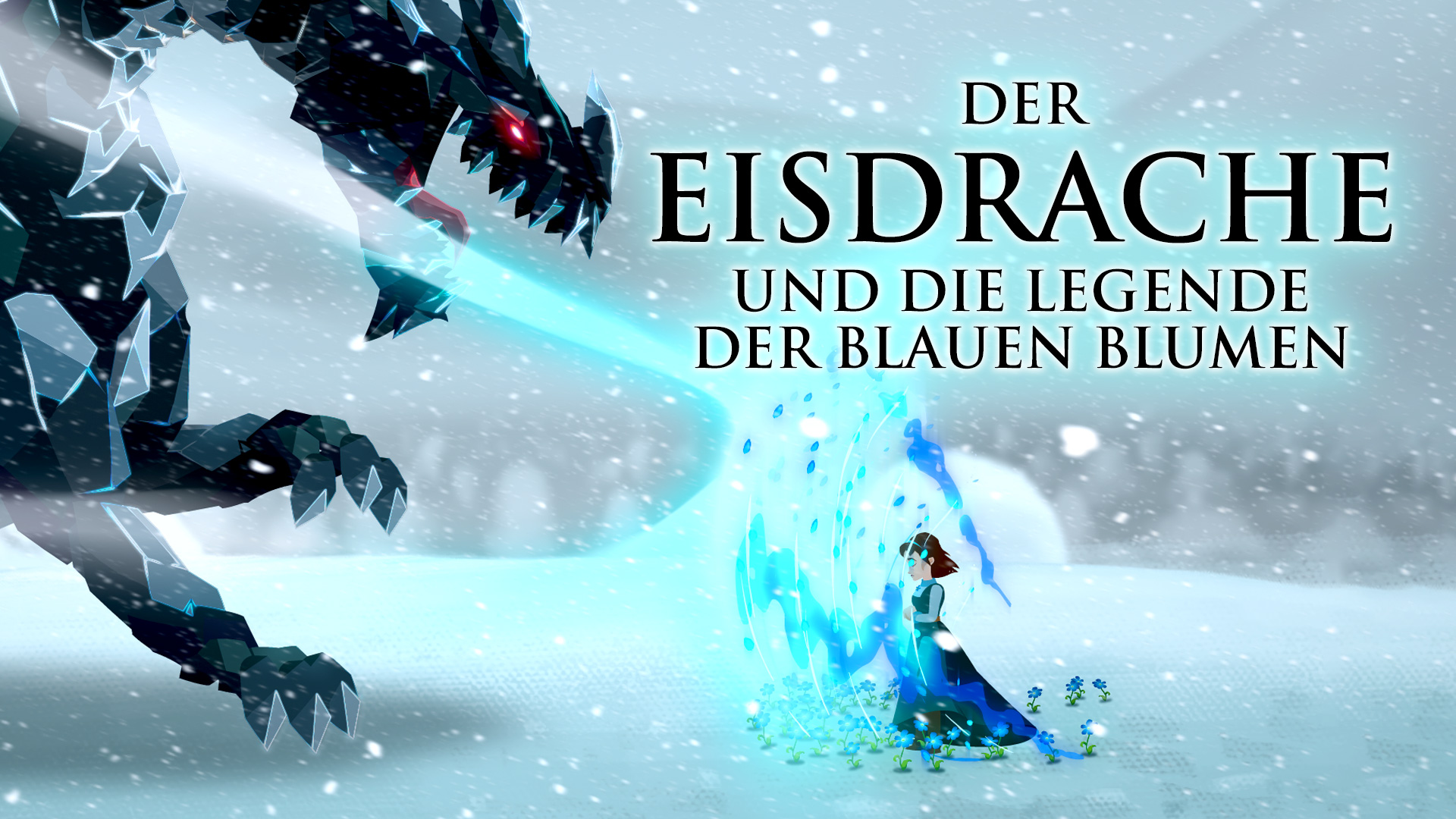 Der Eisdrache und die Legende der blauen Blumen
