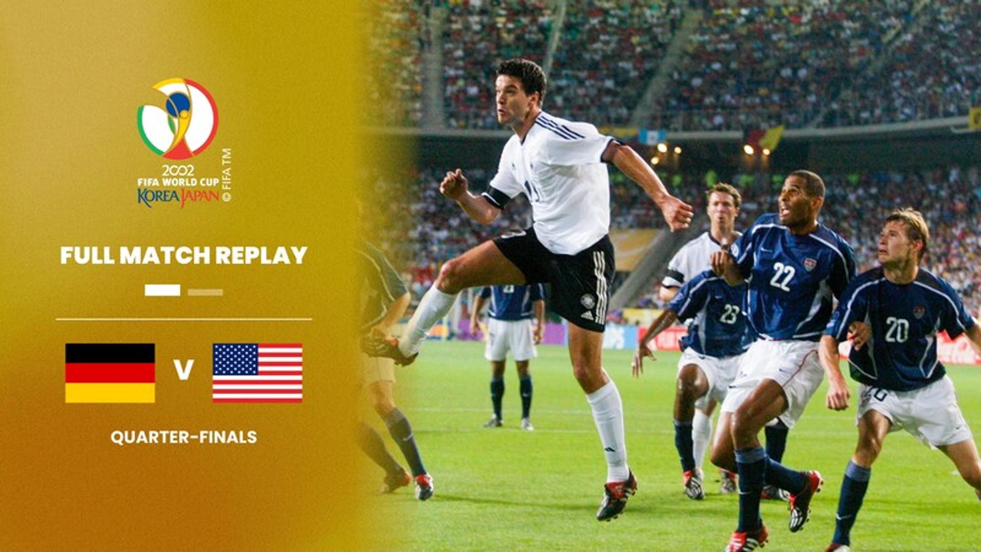 Alemania vs EE. UU. | Cuartos de final | Copa Mundial de la FIFA Corea/Japón 2002™ | Partido Completo
