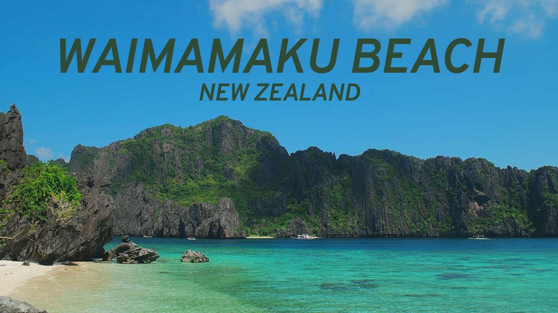 Waimamaku Beach: New Zealand