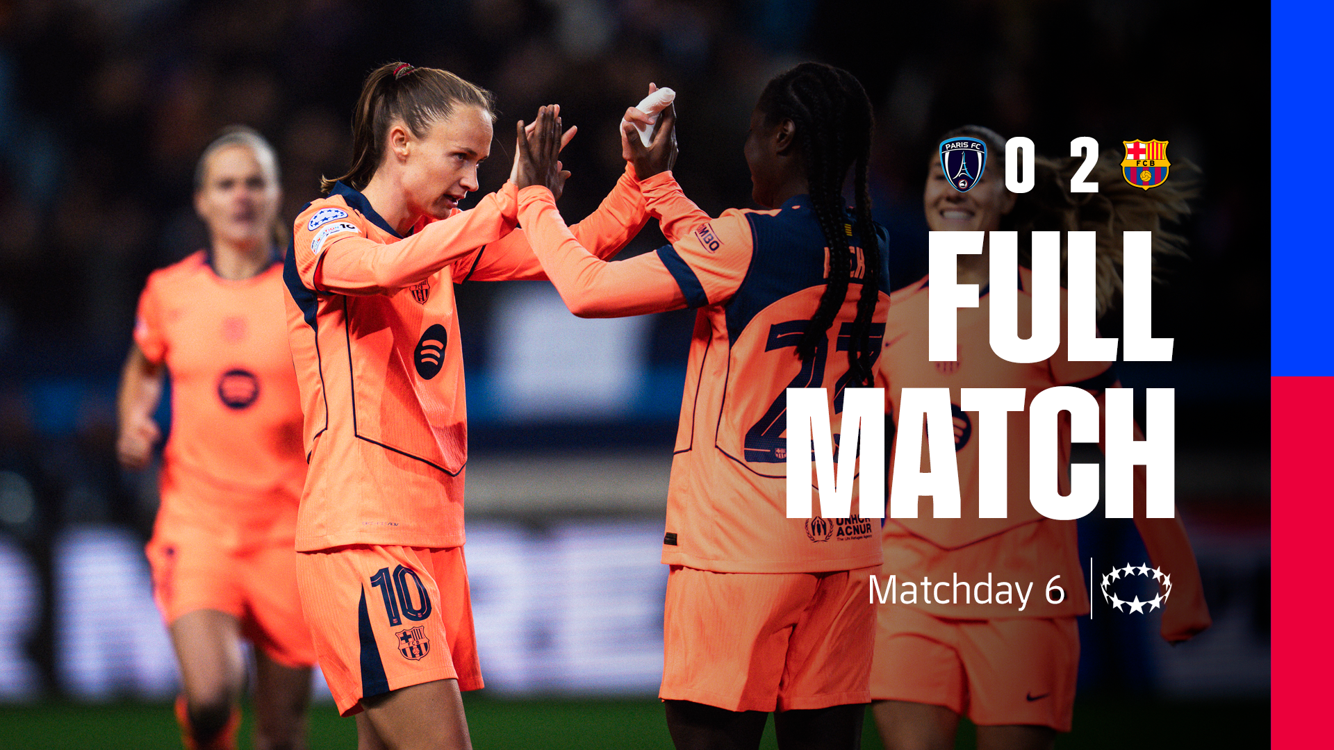 PARTIDO COMPLETO  Paris FC Féminines - Barça | UWCL 2025/2026