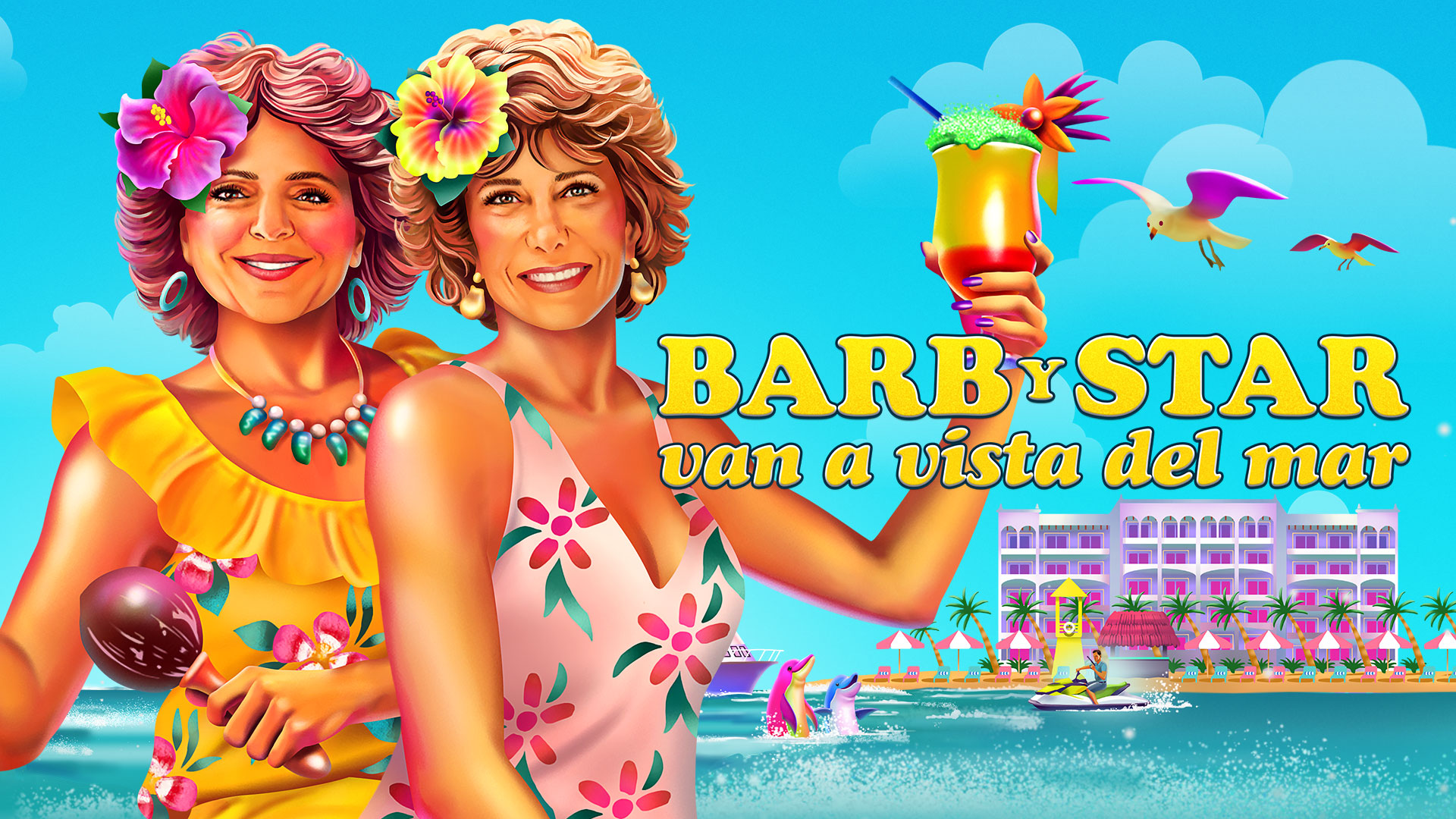 Barb y Star van a vista del mar