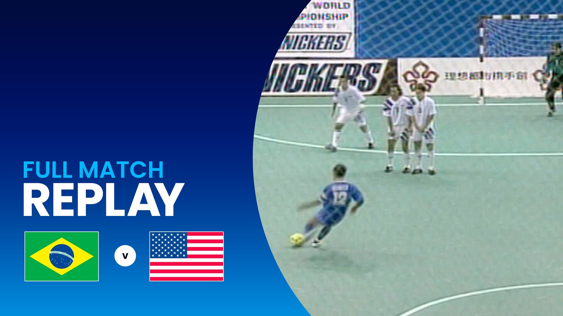 Brazil v USA | Final | FIFA Futsal World Championship Hong Kong 1992™ | Full Match Replay