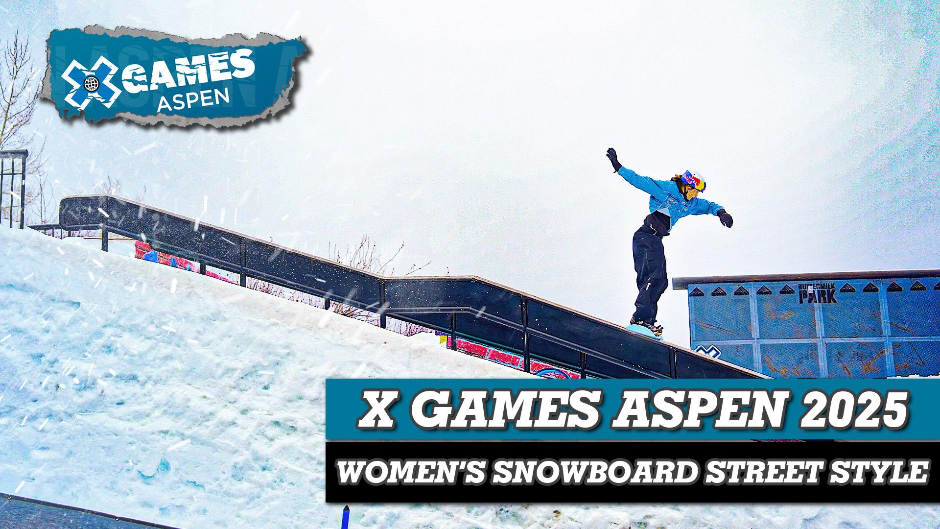 X Games Aspen 2025: Women's Snowboard Street Style