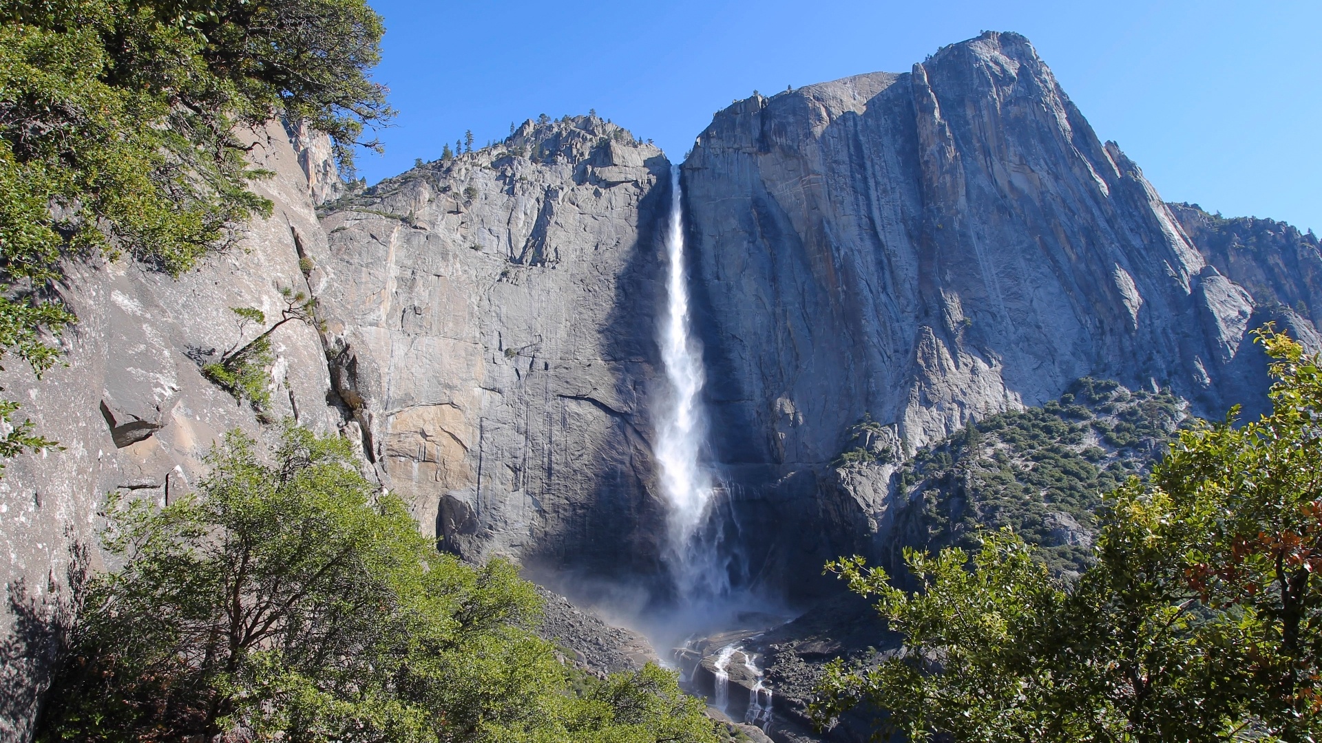 Morning Sun on Yosemite Falls