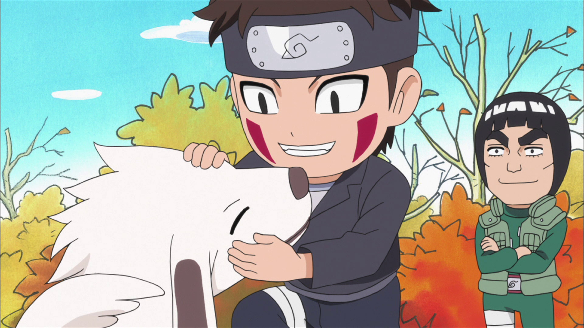 Naruto Spin Off! Rock Lee & seine Ninja Kumpels – S02E09 – Mit Tieren hat man viel Arbeit / Heul doch Naruto an!