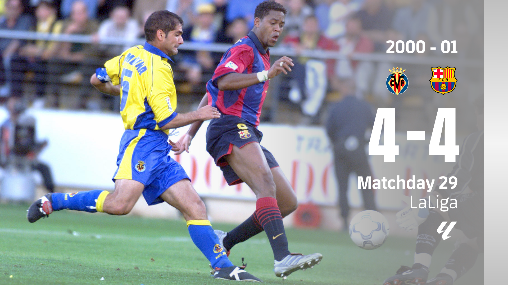 PARTIDO COMPLETO | Villareal - Barça | La Liga 2000/2001