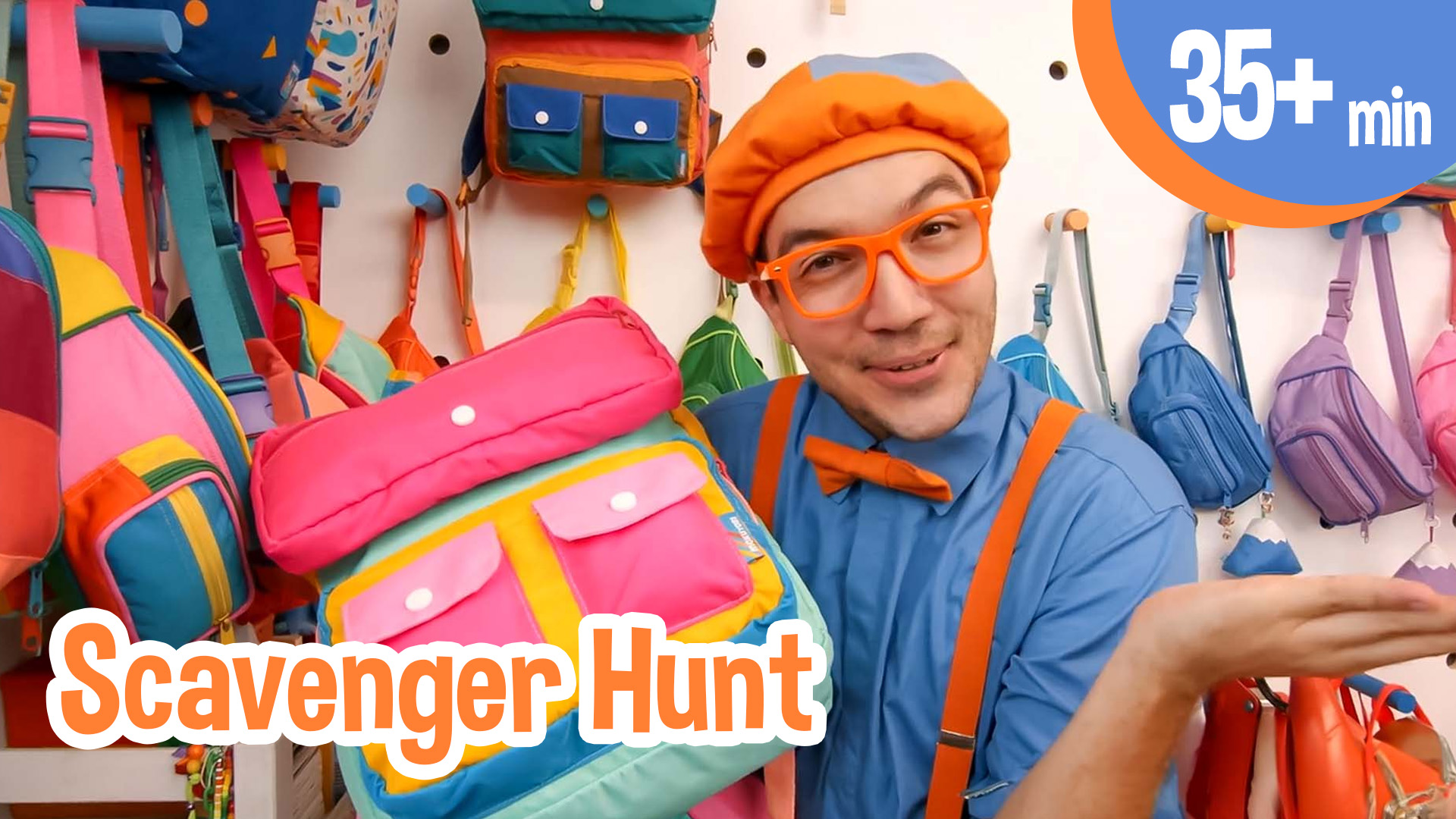 Blippi's School Supply Scavenger Hunt
