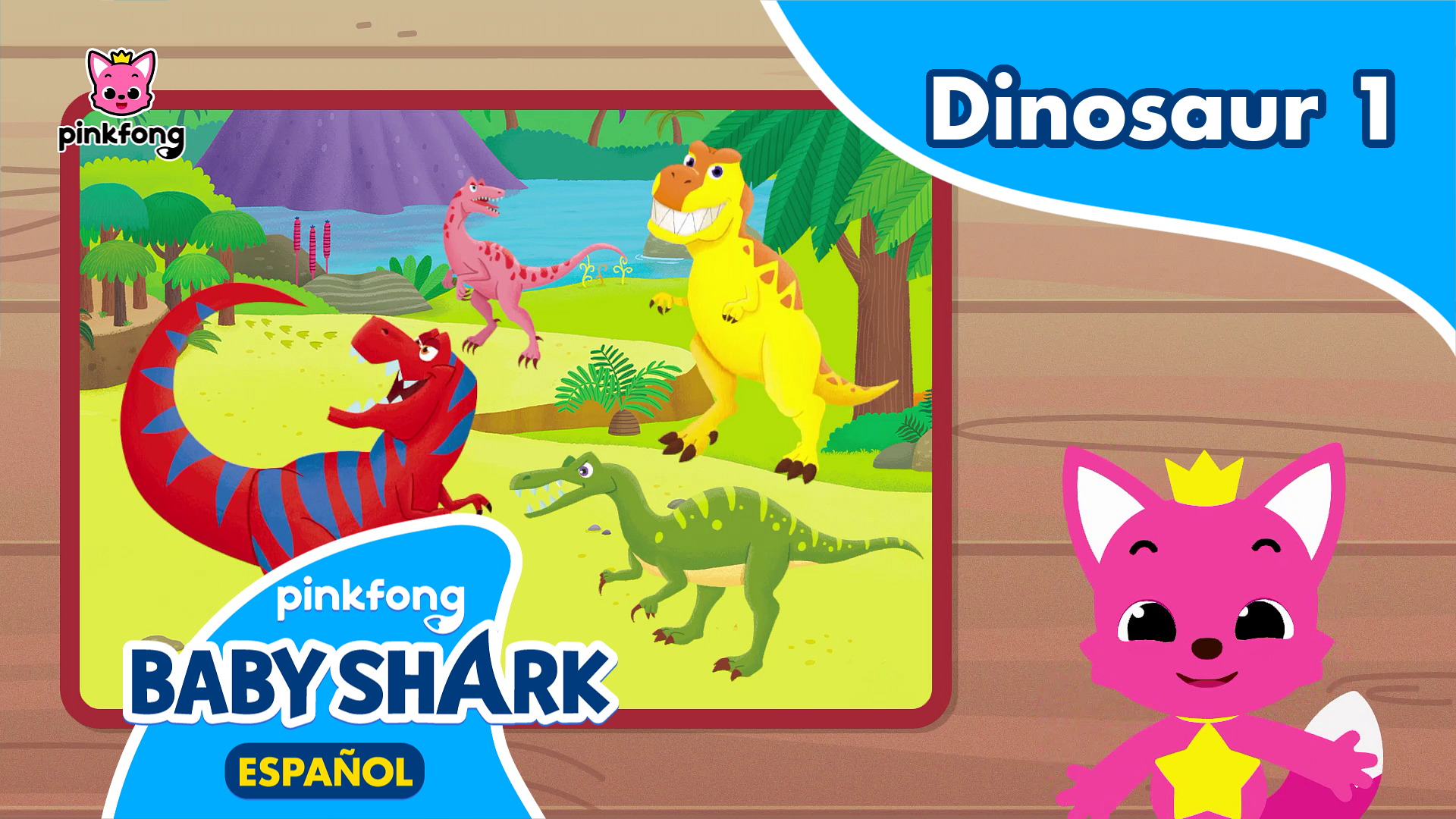 Al Escondite con Pinkfong Dinosaur 1