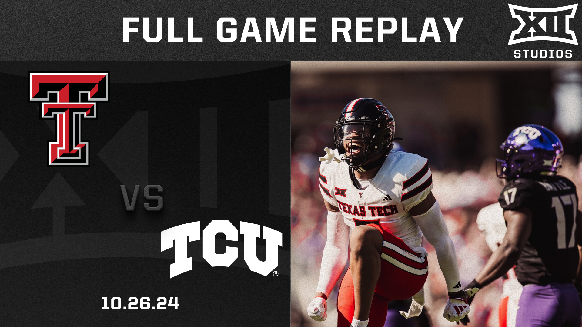Texas Tech vs. TCU Football Replay (10.26.24)