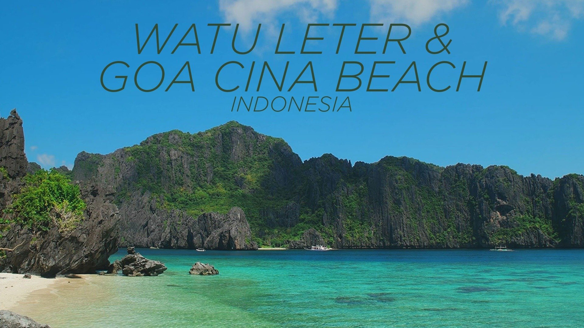 Watu Leter & Goa Cina Beach: Indonesia