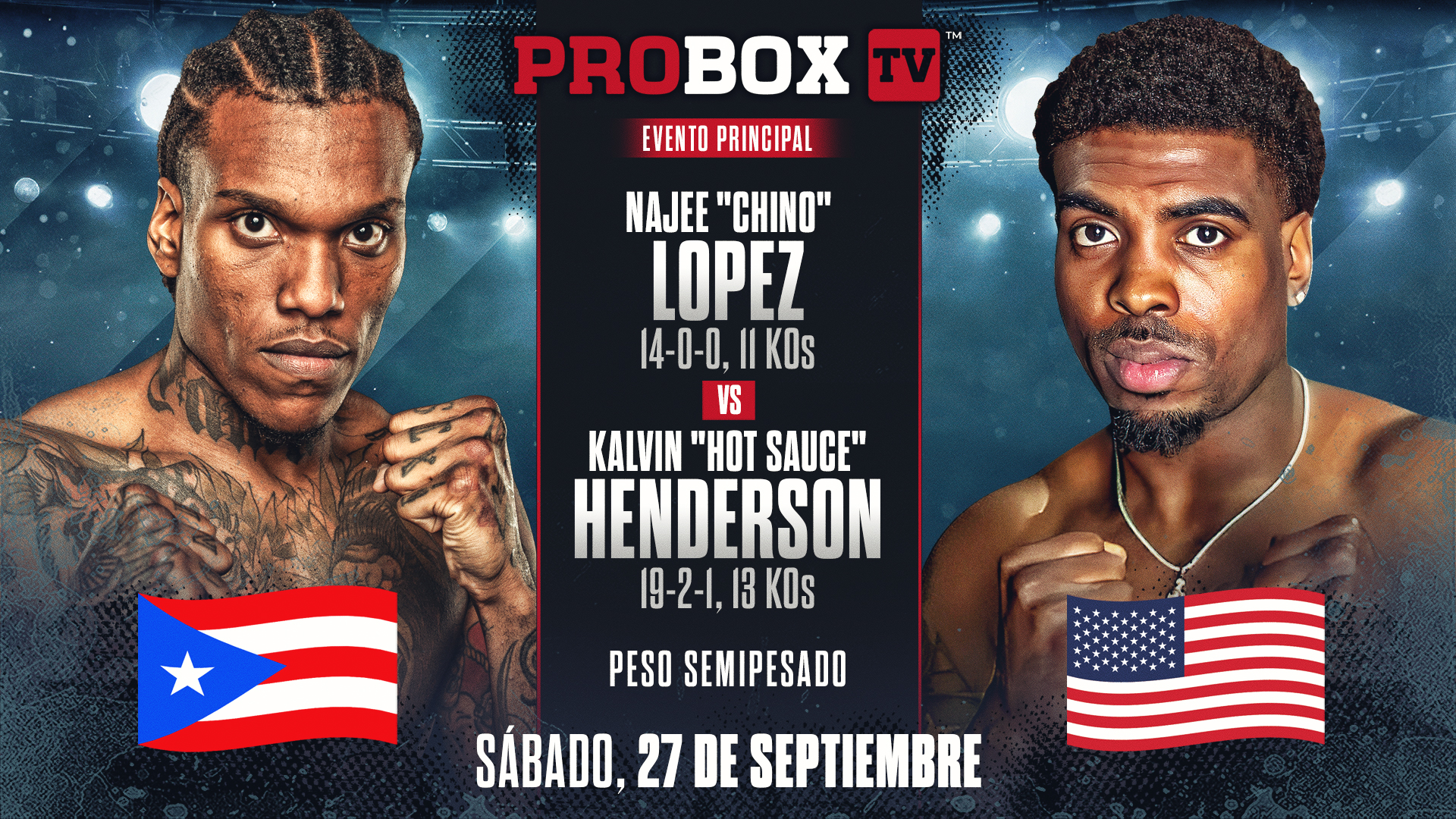 Series de Contendientes: Lopez vs Henderson