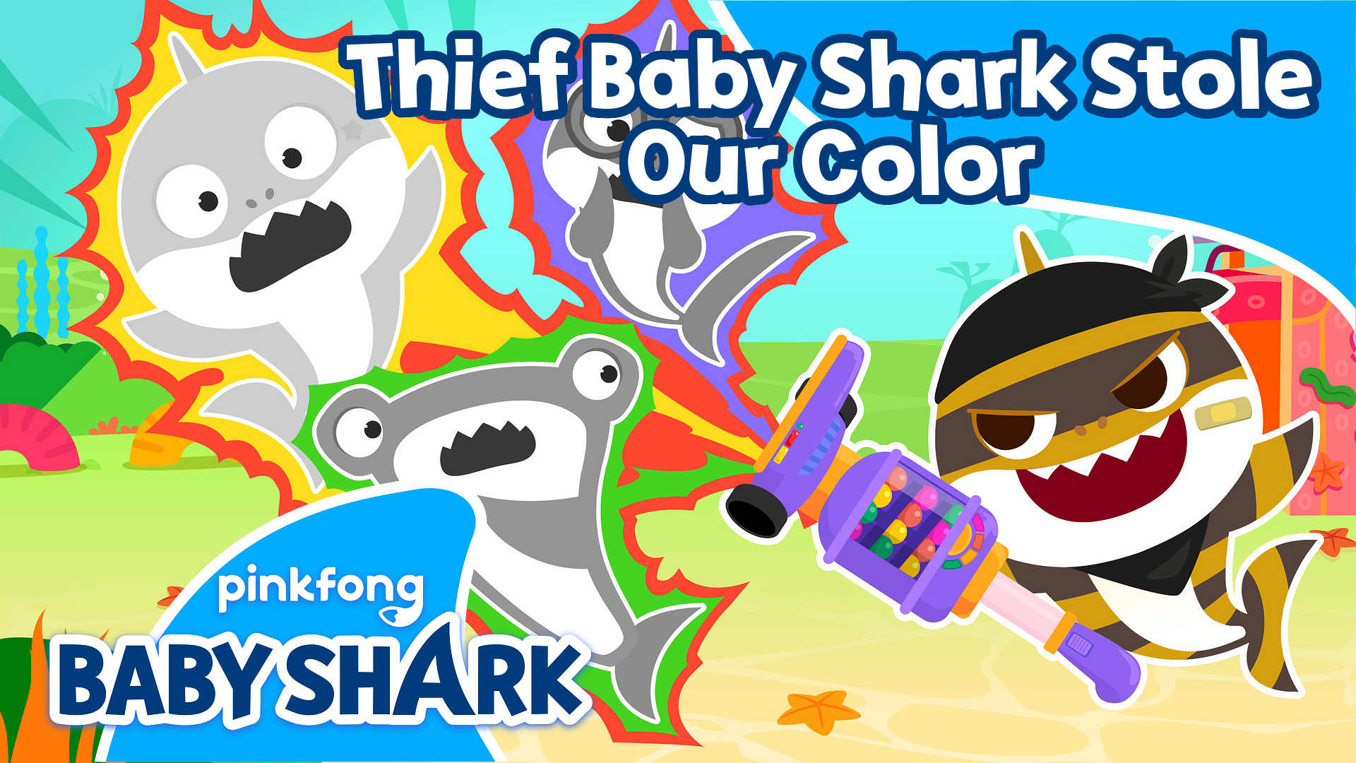 Thief Baby Shark Stole Our Colors