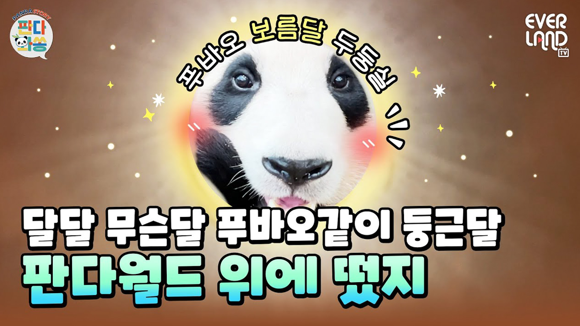 한가위 소원 들어주는 푸바오 보름달! 58회